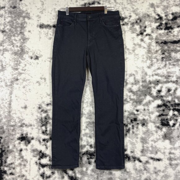 Mother Mid Rize Dazzler Ankle Jeans Womens Size 31 Black Cotton Stretch - Picture 1 of 16